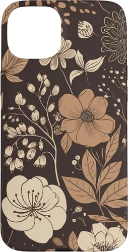 Miniatura 9 de Hazelnut Brown Wildflower Floral Flower Design Case for iPhone 17