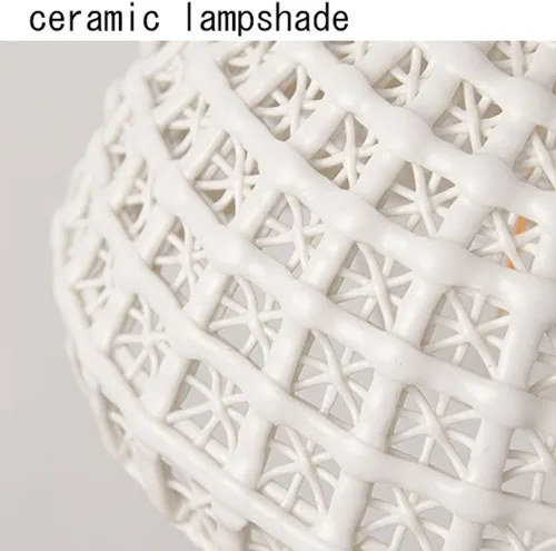 Miniatura 4 de Lámpara colgante retro de granja con pantalla de cerámica blanca, accesorios de iluminación de techo para cocina, isla, dormitorio, sala de estar