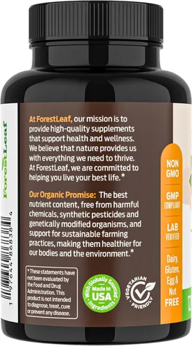 Miniatura 8 de Suplemento de cúrcuma extra fuerte de 2265 mg – Suplemento de curcumina de cúrcuma con pimienta negra BioPerine – Suplementos tuméricos