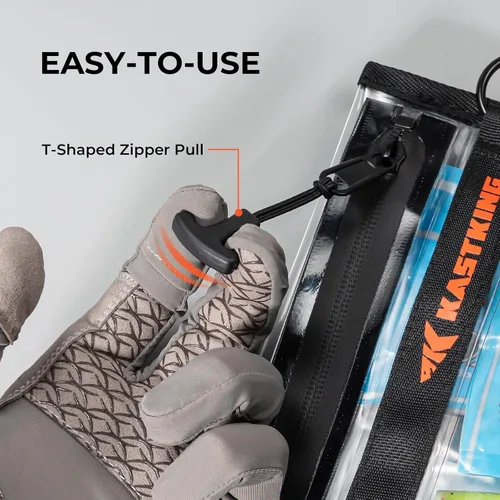 Miniatura 6 de KastKing Bolsa de Almacenamiento para Aparejos de Pesca BaitShield, Bolsa de Aparejos de Pesca, Bordes Sellados, Protección Resistente al Agua