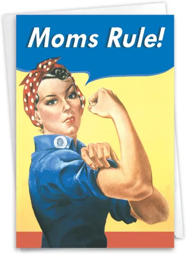 Miniatura 18 de NobleWorks - Divertida tarjeta del día de la madre con sobre - Saludos amorosos y humorísticos para mamá - Nombre real Isn't Mom 0207
