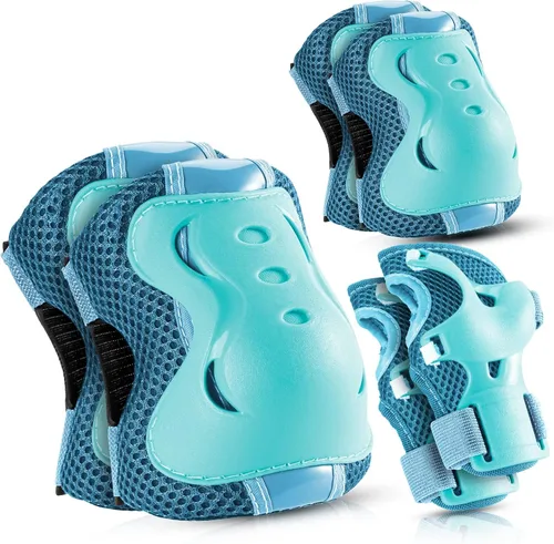Miniatura 8 de BOSONER Knee Pads for Kids Roller-Skating: Adjustable Protective Gear Set Knee Elbow Pads Wrist Guards for Bike Cycling Skateboarding Scooter Gifts