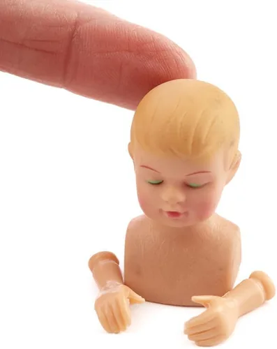 Miniatura 4 de Factory Direct Craft Paquete de 6 muñecas de vinilo con cabeza y brazos de muñeca de Jesús, decoración navideña y decoraciones navideñas
