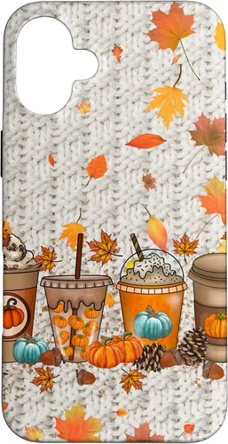 Miniatura 22 de iPhone 16 Acción de Gracias Otoño Hojas Otoño Calabaza Especias Funda