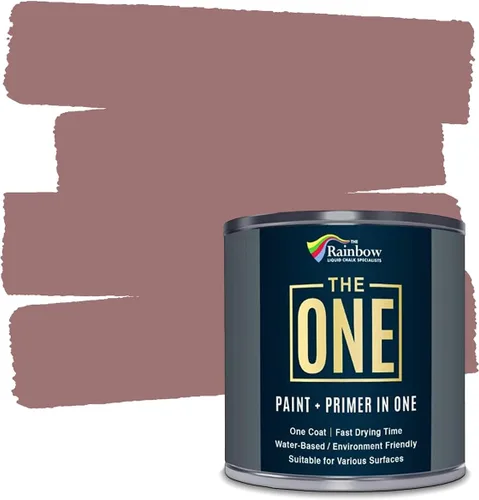 Miniatura 20 de THE ONE Pintura e imprimación todo en uno, negro mate, 8.5 onzas líquidas/250ml, fórmula de 1 capa, decoración fácil de interiores y exteriores