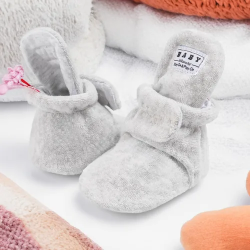 Miniatura 87 de Sawimlgy - Botines de algodón antideslizantes para recién nacido, con agarre, para cuna o para el invierno
