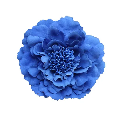 Miniatura 8 de Broche de flores de peonía bohemio para mujer, broche de flores para viajes, fiestas, festivales PF-11 (negro) (paquete de 1)