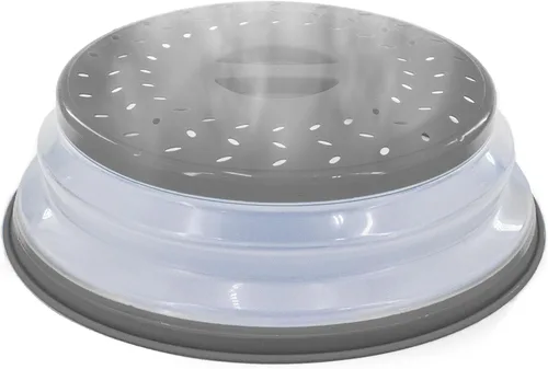 Miniatura 7 de Cubierta protectora contra salpicaduras de microondas, tapa plegable para protección de alimentos y fácil almacenamiento, sin BPA, apta