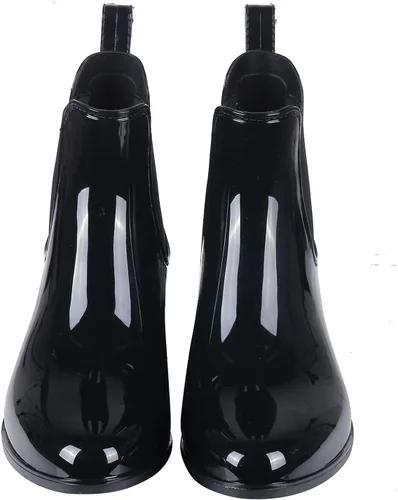 Miniatura 3 de Evshine - Botas de lluvia cortas para mujer, botas de lluvia de Chelsea ligeras, botas de goma impermeables