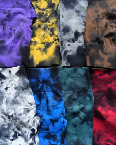 Miniatura 6 de AUROLA Dream Tie Dye Workout Shorts for Women Seamless Scrunch Soft Active Shorts