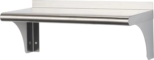 Miniatura 7 de Trinity THA-3326 EcoStorage NSF Estante de pared de acero inoxidable de grado comercial para cocina, garaje, despensa, almacenamiento, 48 pulgadas