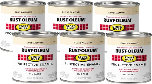 Miniatura 27 de Rust-Oleum 7765502 - Pintura anti-óxido para aplicación con brocha, cuarto de galón, color rojo real brillante, (paquete de 1)