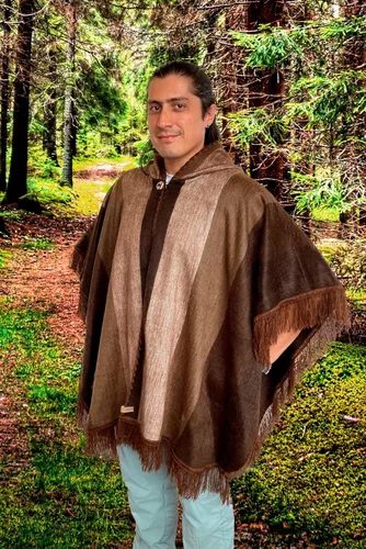 Miniatura 4 de Poncho de alpaca súper cómodo