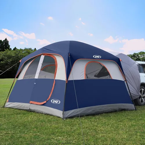 Miniatura 9 de UNP Tienda de campaña SUV para acampar, tienda de campaña SUV para 6 personas con portón trasero - fácil instalación con sobretecho, 10'x9'x78in(H)