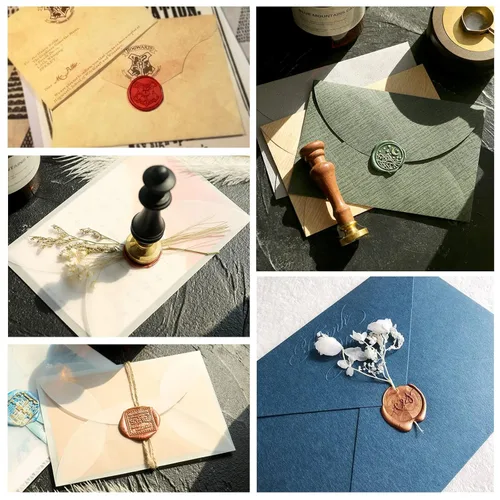 Miniatura 6 de 728 cuentas de cera de sellado, 28 bolitas de colores para sellado de sellos de letras y manualidades de bricolaje 28