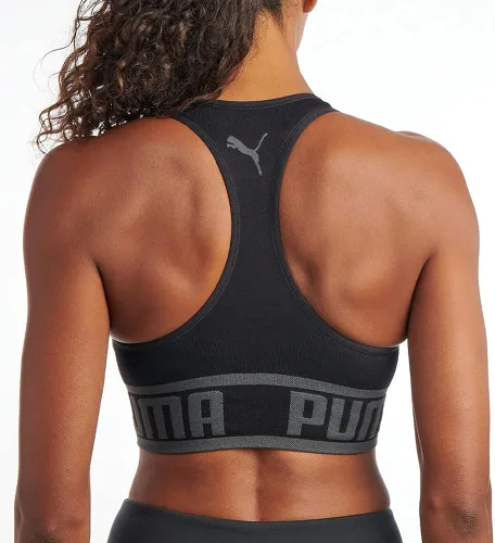 Miniatura 2 de PUMA - Brasier deportivo sin costuras para mujer
