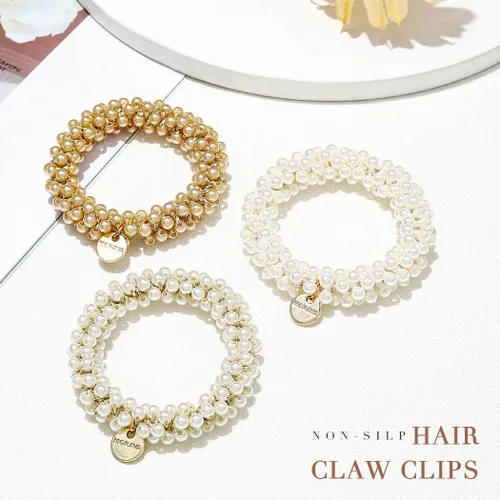 Miniatura 2 de Fashey Coleteros de perlas para el cabello, accesorios para el cabello para mujer