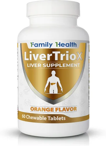 Miniatura 2 de LiverTrioX - Suplemento antioxidante integral para el hígado, tabletas masticables de suplemento hepático con el mismo, glutatión, silibina