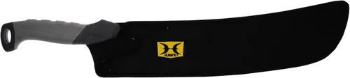 Miniatura 3 de Hawk Machete Cuchillo de caza con funda protectora Cuchillo de hoja fija de acero inoxidable duradero resistente a la corrosión con espiga