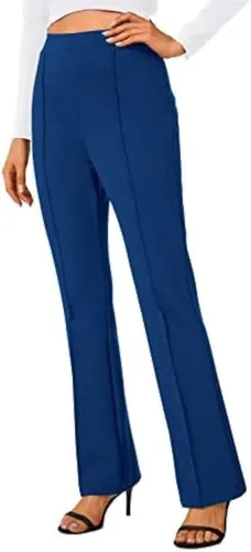 Miniatura 11 de Urban CoCo Pantalones de trabajo elásticos con corte de bota, pantalones de yoga pequeños para oficina casual