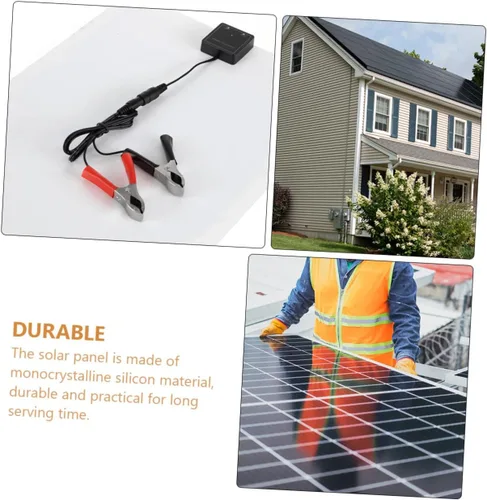 Miniatura 4 de TIDTALEO Dc Dual USB Kit de panel solar portátil con controlador de carga para mantenimiento de batería de camping RV y energía de emergencia