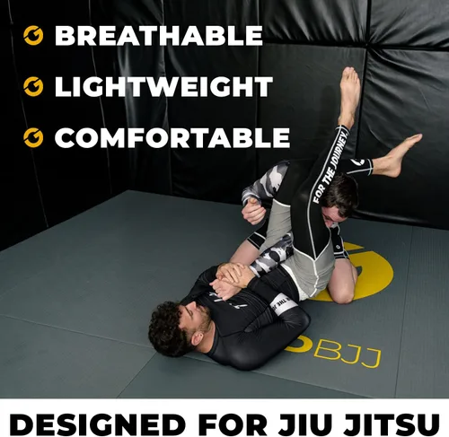 Miniatura 6 de Gold BJJ Jiu Jitsu Spats - Capa base para Gi y No-Gi Grappling - Pantalones de artes marciales