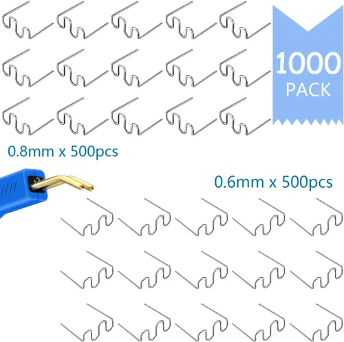 Miniatura 3 de 1000 varillas de soldadura, máquina de reparación de grapas calientes, grapadora caliente de soldadura de plástico para máquina de reparación