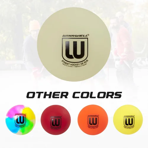 Miniatura 6 de Winnwell Pelotas deportivas de hockey callejero – Pelotas para interiores y exteriores con bolsa de almacenamiento – Ideal para juegos de hockey