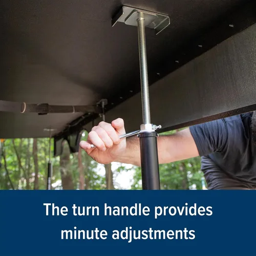 Miniatura 7 de Camco Eaz-Lift - Soportes deslizables ajustables para cámper o caravana, cuenta con una capacidad de peso de 5,000 libras por soporte, un pasador