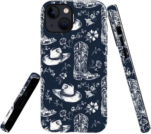 Miniatura 23 de Funda TnXee Compatible con iPhone 11, Funda Híbrida Brillante de 2 Capas para Prevenir Caídas para Niñas y Niños, Aspecto Bonito con Flores Salvajes