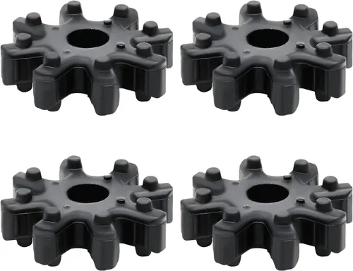 Ziciner 4 piezas de repuesto de acoplador de dirección flexible, columna de máquina de dirección asistida automática, rueda de goma de plástico