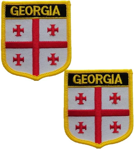 Miniatura 24 de Parches bordados de bandera de Venezuela con apliques tácticos de moral para planchar para coser en emblema, 2 piezas (Venezuela)