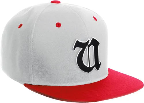 Miniatura 1502 de Daxton Gorra clásica con visera de billete plano con letras del alfabeto inglés antiguo de la A a la Z