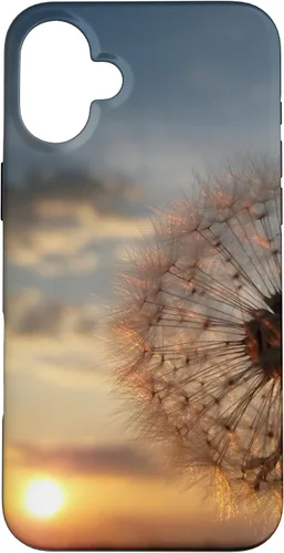 Miniatura 22 de iPhone 16 Beautiful Dandelion Flower Summer Sunset Photography Case