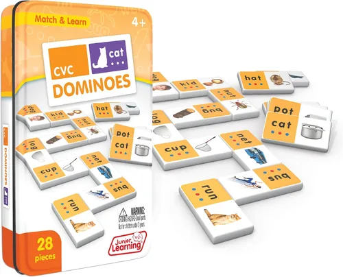 Miniatura 5 de Junior Learning CVC Match & Learn Dominó