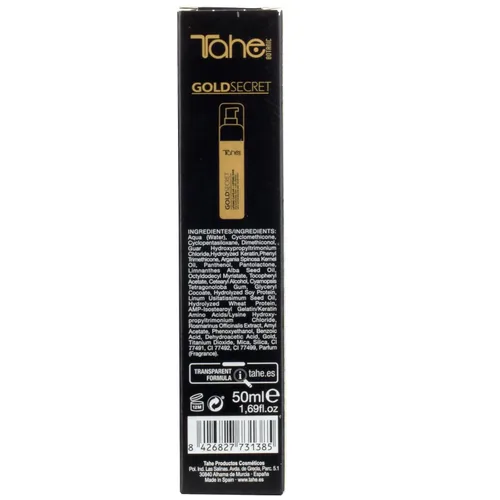 Miniatura 5 de Tahe Gold Secret - Suero para el cabello con queratina activa y oro líquido, 1.7 fl oz