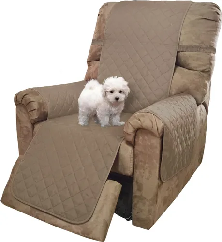 Miniatura 128 de U-NICE HOME Funda de sofá reversible para perros con correas elásticas, resistente al agua, protector de muebles para mascotas, funda de sofá