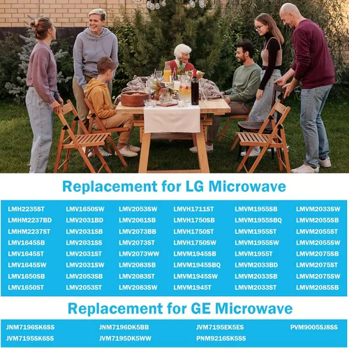 Miniatura 5 de Filtro de repuesto para filtro de microondas LG 5230W1A003A JVM7195SK6SS LMV1650ST, LMV1650SW, LMV2031BD, LMV2031SB, LMVM2085SB, LMVH1711ST