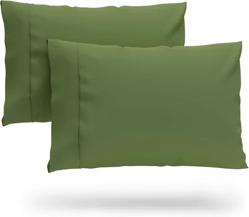 Miniatura 16 de Cosy House Collection Juego de 2 fundas de almohada de rayón de alta calidad derivado de bambú, ropa de cama ultrasuave, refrescante y transpirable