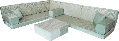 Miniatura 6 de arabicsofa Cojín de Piso Diwan Árabe – Juego de Asientos de Sofá Majlis Tradicional Árabe