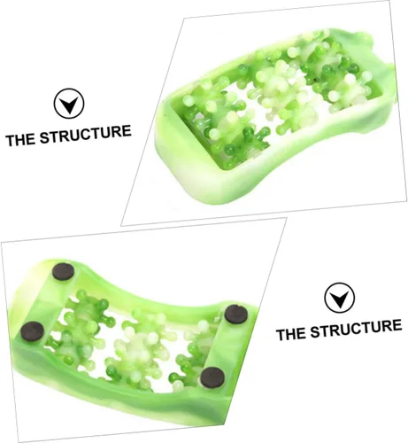 Miniatura 7 de Healifty 2 unids rodillo de masaje plantar rodillo masajeador de pies de acupunto masaje puntos gatillo rodillo de pie reflexología rodillo