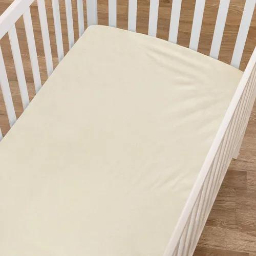 Miniatura 2 de American Baby Company Heavenly Soft - Sábana bajera ajustable de felpilla para cuna, 28 x 52 pulgadas, cálida y acogedora, sábana de felpilla Crema