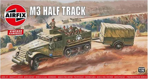 Miniatura 7 de Airfix Model Tank - A02302V Buffalo Willys MB Jeep, kits de modelos de plástico para adultos y niños 8+, escala 1:76, nivel de habilidad 2, modelos