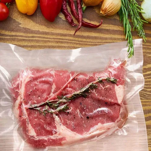 Miniatura 2 de Volanic 40 bolsas selladoras al vacío de 8 x 12 pulgadas sin BPA en relieve grueso para ahorrar al vacío cocinar alimentos preparación de comidas