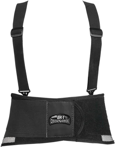 Miniatura 7 de OK-1 00689 - Cinturón lumbar negro, talla 2XL