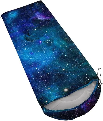 Miniatura 2 de Saco de dormir para niños y adultos, patrón de piel de jirafa marrón, ligero, cálido, portátil, para exteriores, interior, impermeable, resistente