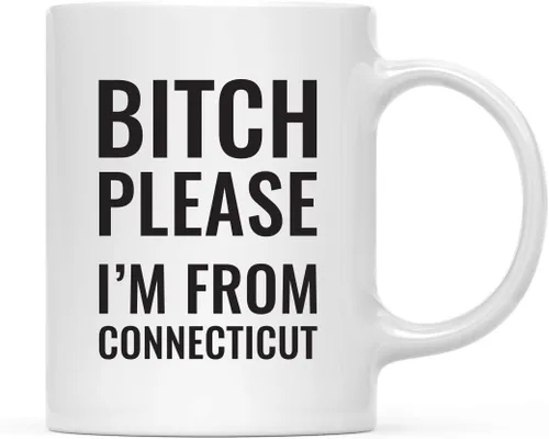 Miniatura 32 de Andaz Press Taza de café de 11 onzas, regalo de broma, Bitch Please I'm from Alabama, paquete de 1, incluye caja de regalo, divertidas ideas