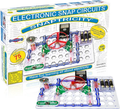Miniatura 11 de Snap Circuits “Arcade”, Kit de exploración electrónica, actividades STEM para mayores de 8 años, manual de proyecto a todo color (SCA-200)