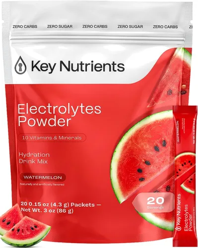 Miniatura 17 de KEY NUTRIENTS Tabletas de electrolitos, 200 cápsulas, sal para deshidratación, electrolitos en ayunas, píldoras de sal con electrolitos, sin azúcar