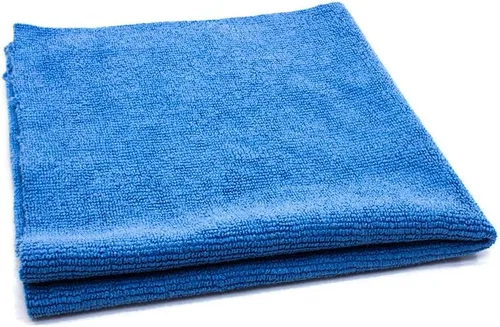 Miniatura 2 de Buffmaster - Toalla de pulido y pulido de microfibra (16 pulgadas x 16 pulgadas, 400 GSM) - Paquete de 10 (azul)